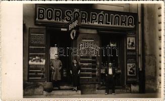 1937 Budapest, Dobár Mihály bor, sör és pálinka kereskedő üzlete. photo