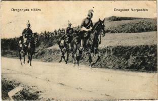 1914 Dragonyos előőrs / Dragoner Vorposten / WWI Austro-Hungarian K.u.K. military, dragoon outpost (EK)