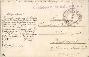 1918 Bosnische Bauernweiber / Bosnyák nők / Bosnian folklore + "K.u.k. 30 cm Mörs. Batt. No. 6/...