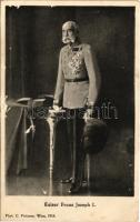 Kaiser Franz Josef I / Franz Joseph I of Austria. Phot. C. Pietzner, Wien 1914. B.K.W.I. 940-46. (felületi sérülés / surface damage)