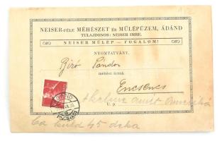 1948 Ádánd méhészeti üzem ismertető 4 p