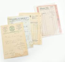 cca 1940 kb 20 db fejléces számla