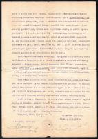 1945 Magyar Kommunista Párt központjaként kiutalt Bp., Váci u. 40. címről írt véghatározat, Bp. Szék...