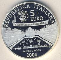 Olaszország 2004. 5€ Ag "Labdarúgó VB" T:PP