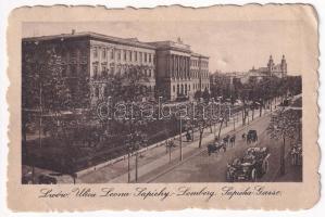 Lviv, Lwów, Lemberg; Ulica Leona Sapiehy / street, automobile (EB)