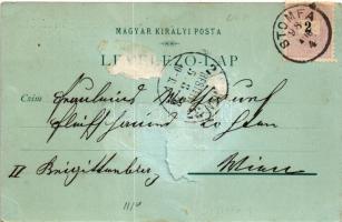 1898 (Vorläufer) Pozsonyborostyánkő, Stupavsky Podzámok, Borinka (Stomfa, Stupava); Borostyánkő vára...