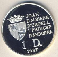 Andorra 1997. 1D Ag "Római Szerződés" T:PP