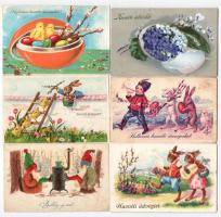 46 db RÉGI ünnepi üdvözlő motívum képeslap vegyes minőségben / 46 pre-1945 greeting motive postcards...