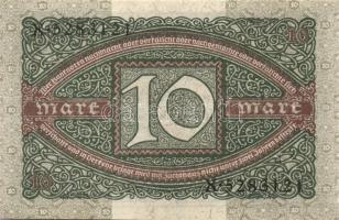 Német Birodalom / Weimari Köztársaság 1920. 10M (3x) T:I