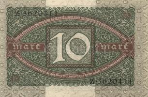 Német Birodalom / Weimari Köztársaság 1920. 10M (3x) T:I