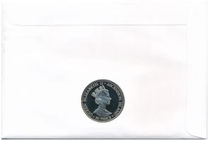 Szent Ilona / Ascension-sziget 2002. 50p Cu-Ni "II. Erzsébet uralkodásának 50. évfordulója"...