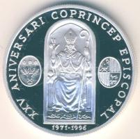 Andorra 1996. 10D Ag "J.M.Alanis 25 éve Andorra püspöke és társfejedelme" T:PP