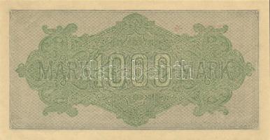 Német Birodalom / Weimari Köztársaság 1922. 1000M (2x) "Dornen" vízjellel T:I