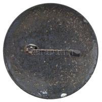 DN "Vöröskereszt" nagyobb méretű, zománcozott fém jelvény (60mm) T:1-,2