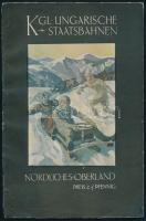 Königlich Ungarische Staatsbahnen. Nördliches Oberland. Bp., 1914, Erdélyi K.u.K. Kiadói papírkötés, javított gerinc.
