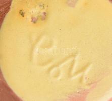 Pesthidegkút korall sorozat kerámia váza, jelzett: CSM, hibátlan, d: 40 cm. Tervező: Csizmadia Margi...