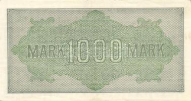 Német Birodalom / Weimari Köztársaság 1922. 1000M (2x) "Mäander" vízjellel, piros sorszámm...