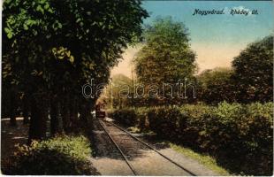 1915 Nagyvárad, Oradea; Rhédey út, villamos / tram