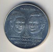 Svédország 1976. 50Kr Ag "XVI.Károly Gusztáv és Szilvia esküvője T:1/2+
