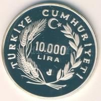 Törökország 1988. 10.000L Ag "Olimpia-olimpiai láng" T:PP Csak 10.000db!