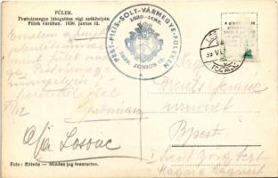 1939 Fülek, Filakovo; vár. Pest vármegye látogatása régi székhelyén Fülek várában 1939. június 12. E...
