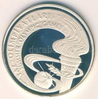 Törökország 1988. 10.000L Ag "Olimpia-olimpiai láng" T:PP Csak 10.000db!