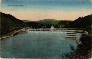 1917 Selmecbánya, Schemnitz, Banská Stiavnica; Klinger-tó. Joerges kiadása / lake (EK)