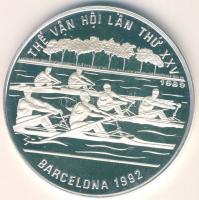 Vietnam 1989. 100D Ag "Olimpia-evezés" T:PP Csak 10.000db!