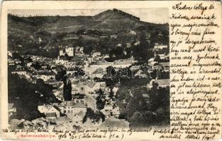 1904 Selmecbánya, Schemnitz, Banská Stiavnica; látkép. Joerges Á. Özv. és Fia kiadása / general view (Rb)
