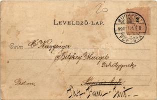 1899 (Vorläufer) Budapest I. Állami Pedagógium. Gesmay Vilmos kiadása (r)