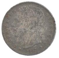 Spanyolország DN (1887) 5P Fe minipénz T:2- Spain ND (1887) 5 Pesetas Fe mini coin C:VF