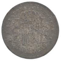 Spanyolország DN (1887) 5P Fe minipénz T:2-
Spain ND (1887) 5 Pesetas Fe mini coin C:VF