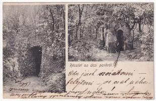 1908 Ács, park. Stagl fényképész kiadása