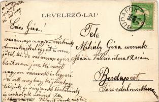 1909 Budapest XXII. Budafok, Törley tér és pezsgőgyár, Witz üzlete. Kohn és Grünhut kiadása (EK)