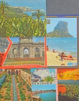 Kb. 95 db MODERN spanyol város képeslap / Cca. 95 modern Spanish town-view postcards
