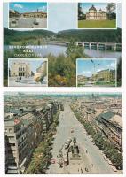 51 db MODERN felvidéki város képeslap / 51 modern Slovakian town-view postcards