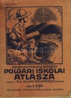 cca 1930 Kogutowicz: Polgári iskolai atlasz