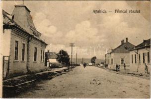 Apahida, Bruckendorf (Kolozsvár, Cluj); Fő utca, gyógyszertár / main street, pharmacy (EB)