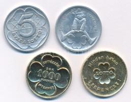 ~1950-1960. "Lottó" 4xklf Al reklámzseton T:1-,2