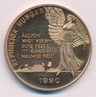 Bajnok Béla (1937-2020) / Szabó Géza (1939-) 1990. "Magyar Köztársaság kikiáltása emlékére 1989...