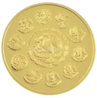 Mexikó 2015. 1O Au (31,16g/0.999) T:PP
Mexico 2015. 1 Ounza Au (31,16g/0.999) C:PP
Krause KM#675