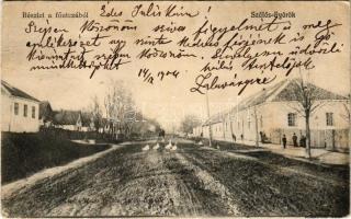 1904 Szőlősgyörök, Szőlős-Györök; Fő utca télen. Weisz Ignác kiadása (Rb)