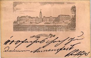 1898 (Vorläufer) Keszthely, Gróf Festetics kastély (Rb)