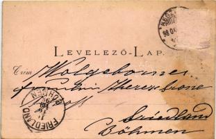 1898 (Vorläufer) Keszthely, Gróf Festetics kastély (Rb)