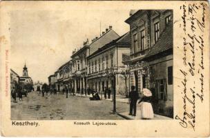1904 Keszthely, Kossuth Lajos utca. Nádai Ignác kiadása (EK)