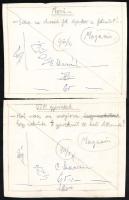 Szegő Gizi (Gis), (1902-1985): Ludas Matyiban megjelent grafikák, karikatúrák vázlatai. 14 db. Vegye...