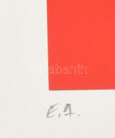 Hervé, Rodolf (1957-2000): Eiffel-torony. Szitanyomat, papír, jelzett, művészpéldány E.A. jelzéssel....