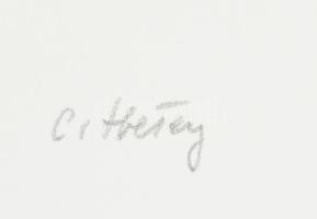 Hetey Katalin (1924-2010): Rész egész. Szitanyomat, papír. Jelzett. Számozott (23/40). Lapméret: 54x...