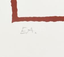 Nagy Pál (1934-): Hajótöröttek. Szitanyomat, papír, jelzett, művészpéldány EA. jelzéssel. 30,5×25,5 ...