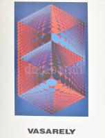 1994 Vasarely, Victor (1908-1997): Hatlapos teljes mappa (teljes a borítóval együtt). Bp., é.n., Vasarely Múzeum, ofszet, papír, lapméret: 42,5x31 cm